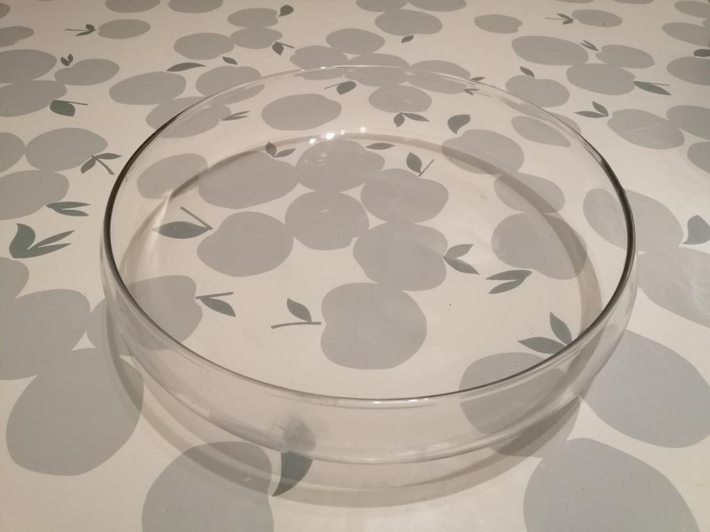 Plat en verre, coupe à fruits, Enlèvement ou Envoi, Utilisé, Verre