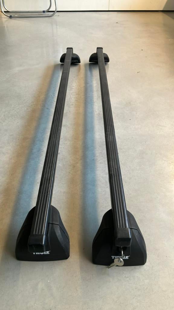 Dakdragers rapid system 753 + square bars, Auto diversen, Dakdragers, Ophalen, Zo goed als nieuw