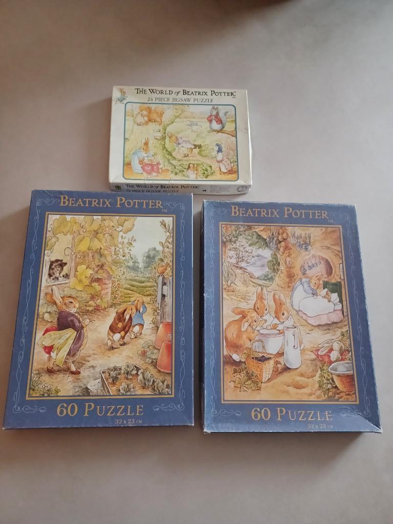 Puzzels BEATRIX POTTER 24 en  60 stukken vanaf 3 euro, Enfants & Bébés, Jouets | Puzzles pour enfants, Enlèvement ou Envoi