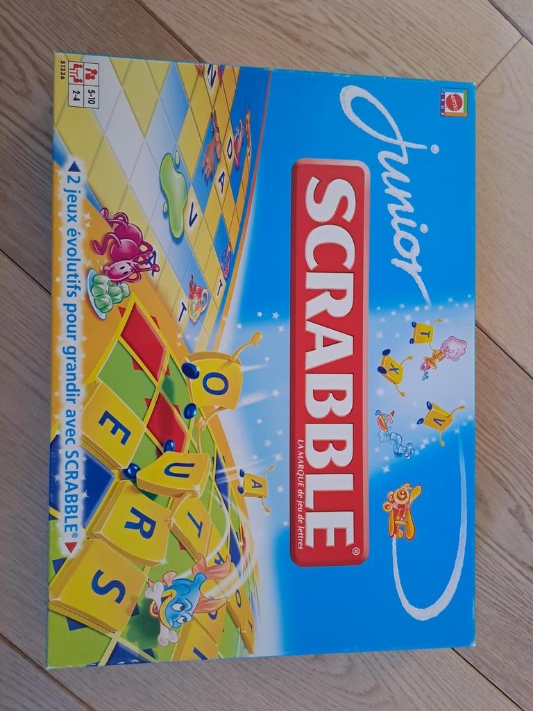 Scrabble Junior (Fr) nouveau, Trois ou quatre joueurs, Enlèvement ou Envoi, Neuf, Mattel games