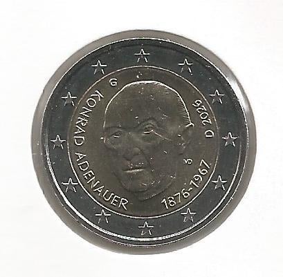 Allemagne 2 euros 2025 G, Envoi