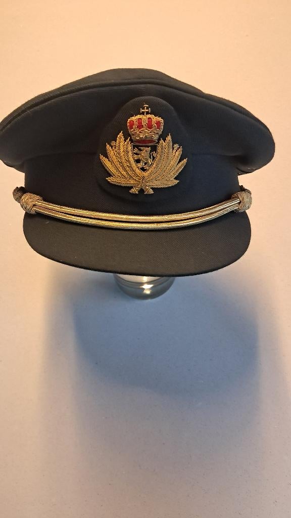 BELGIQUE - ABL - KEPI OFFICIER 1995, Ophalen of Verzenden, Landmacht, Helm of Baret