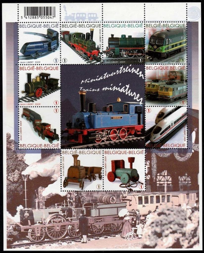 BL174 La grande histoire des petits trains (Chemin de fer), Timbres & Monnaies, Timbres | Europe | Belgique, Envoi, Timbre-poste