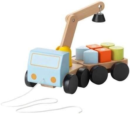 Vrachtwagen met kraan en magnetische blokken, Ophalen of Verzenden, Gebruikt, Overige merken
