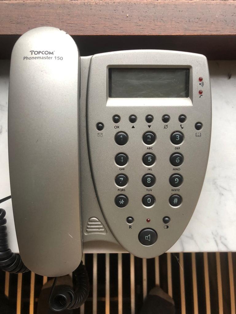 Oude telephone, Ophalen, Zo goed als nieuw