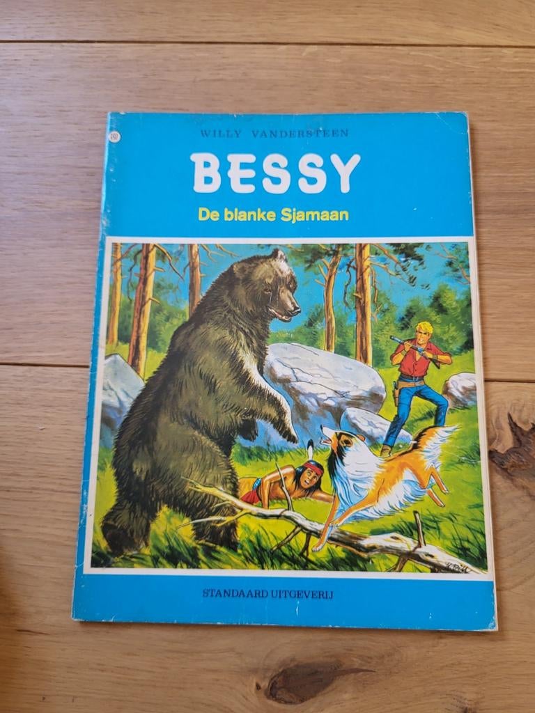 Bessy - 107. De blanke sjamaan, Boeken, Gelezen, Eén stripboek, Ophalen of Verzenden, Studio Vandersteen