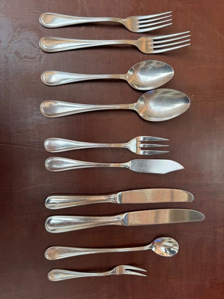 Couverts classiques Eternum, Maison & Meubles, Cuisine | Couverts, Utilisé, Couverts en vrac, Inox ou Chrome, Résiste au lave-vaisselle