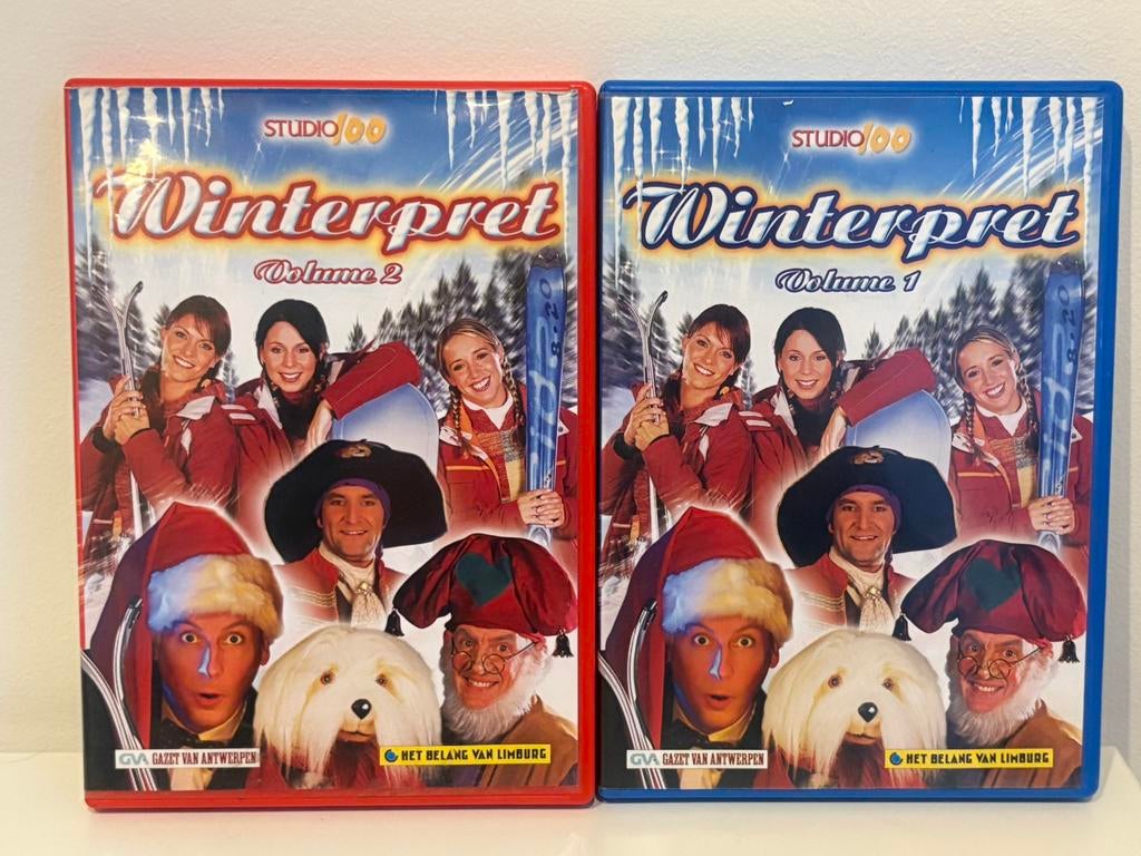 DVD - Studio 100 - Winterpret - volume 1 + 2, Cd's en Dvd's, Ophalen, Zo goed als nieuw