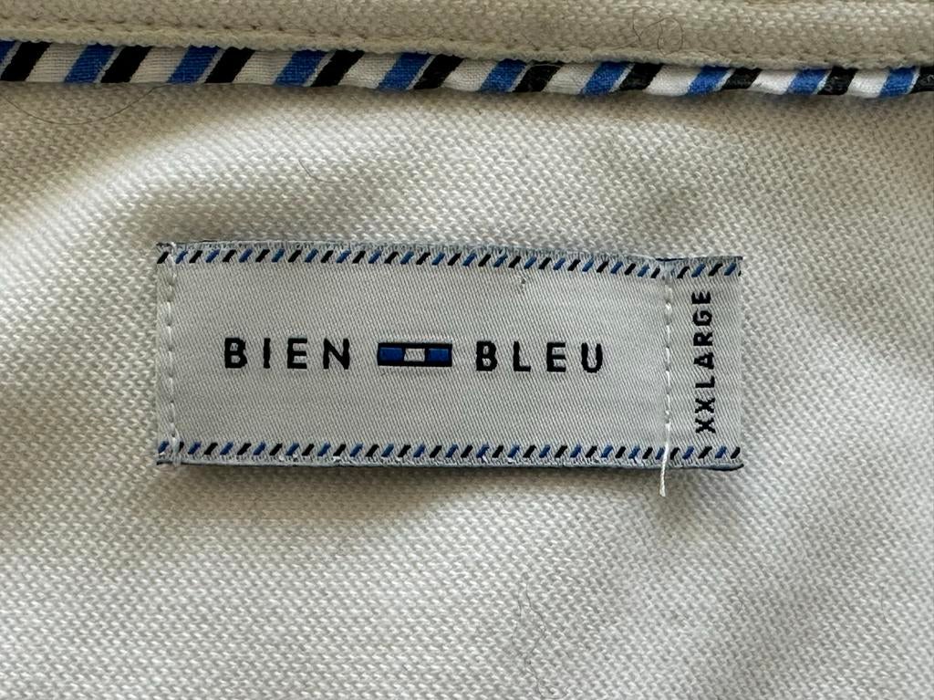 Wit kostuumhemd Bien Bleu in goede staat, Bien bleu, Wit, Ophalen of Verzenden, Zo goed als nieuw