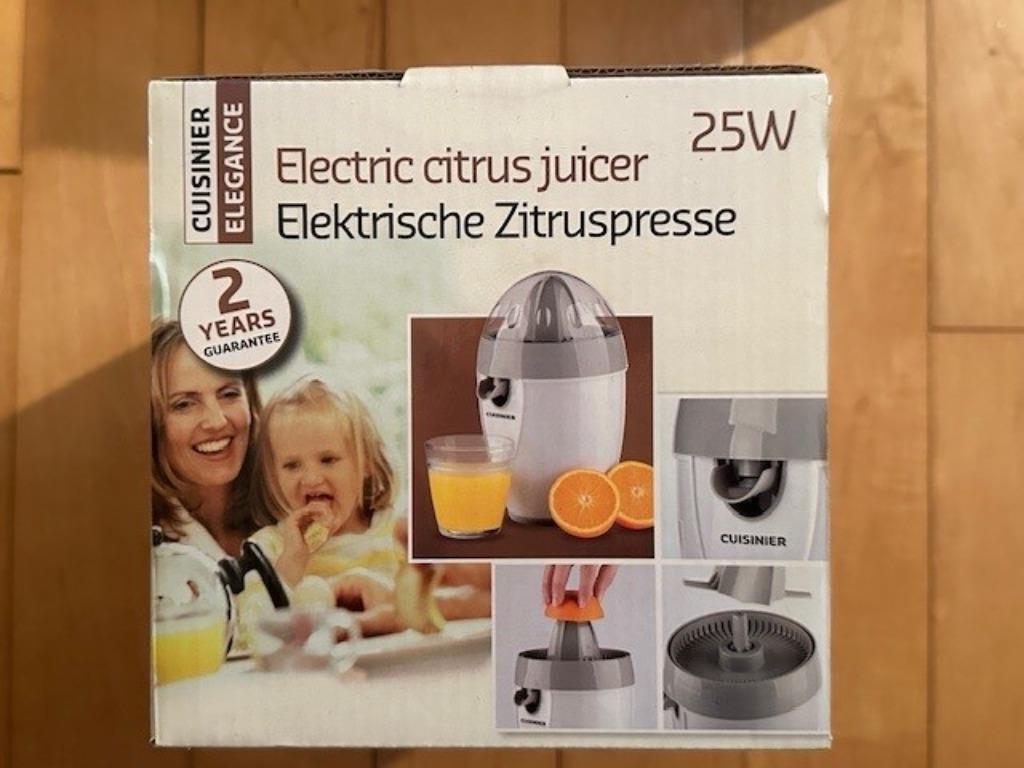 Citruspers  elektrisch Cuisiner, Ophalen of Verzenden, Nieuw, Elektrisch, Citruspers