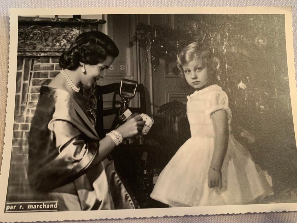 La princesse Lilian avec la princesse Marie-Christine, Collections, Enlèvement ou Envoi, Comme neuf
