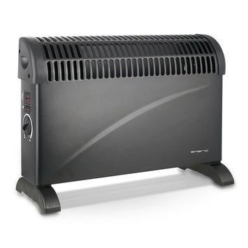 Emerio convectorkachel Turbo 2000W zwart, Huis en Inrichting, Kachels, Ophalen of Verzenden, Gebruikt