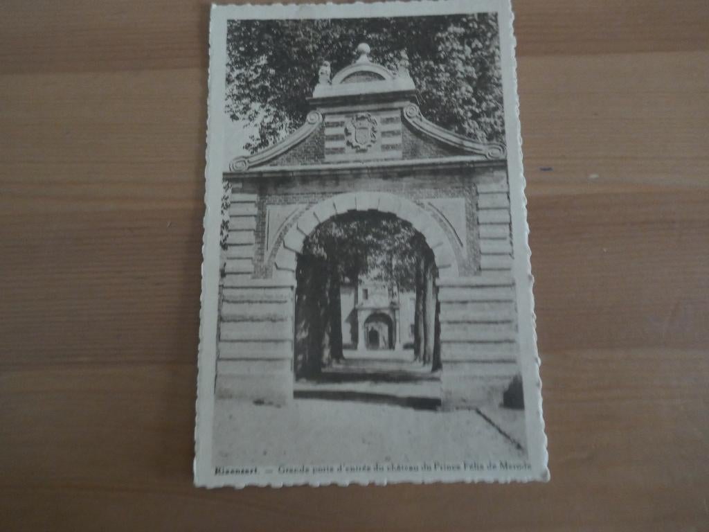 Rixansart grande porte d'entrée du château F. de Mérode, Enlèvement ou Envoi, Non affranchie, Brabant Wallon