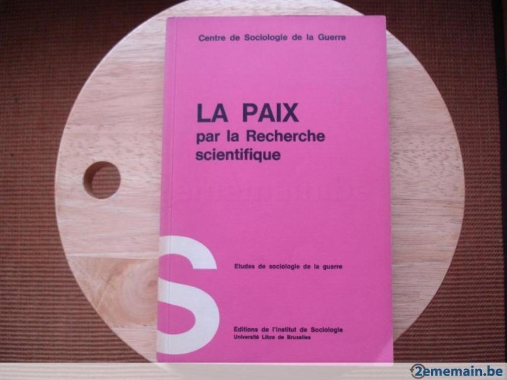 La paix par la recherche scientifique, Enlèvement ou Envoi, Utilisé