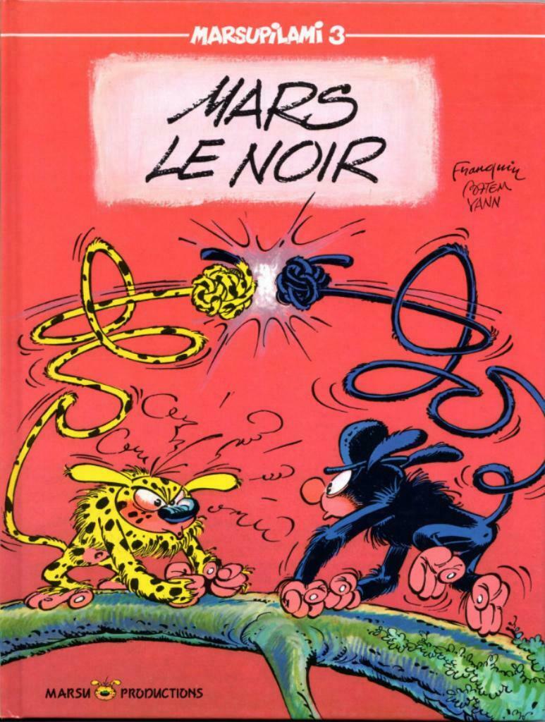 Marsupilami,Mars le noir,Première édition, Une BD, Enlèvement ou Envoi, Utilisé