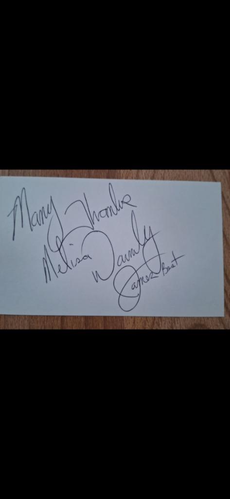 Authentieke handtekening van JAMES BEST (ROSCO), Verzamelen, Muziek, Artiesten en Beroemdheden, Ophalen of Verzenden, Gesigneerd