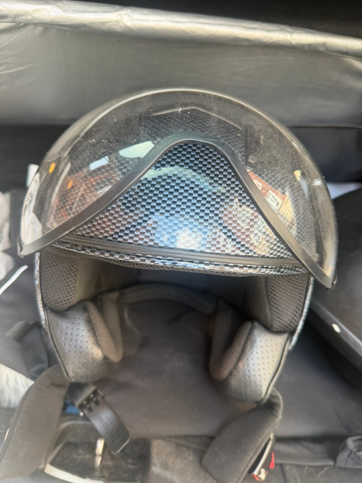 vito helm maat s carbon, Fietsen en Brommers, Brommerhelmen, Ophalen of Verzenden, Gebruikt, Small