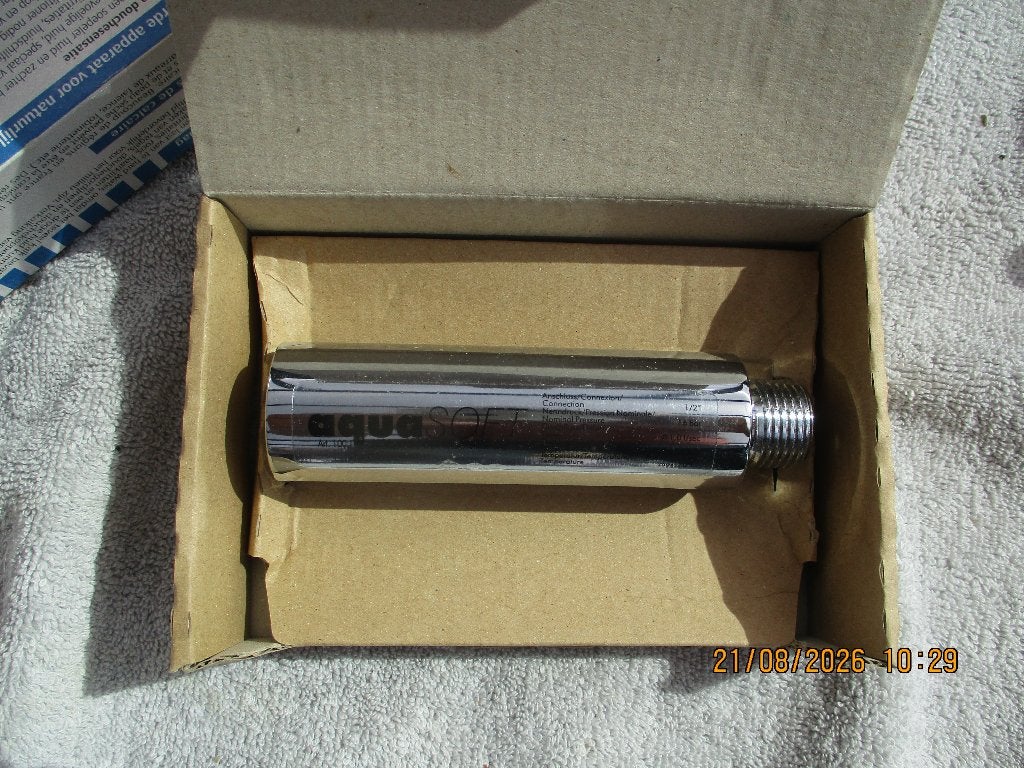 Aqua Soft contre le calcaire pour le pommeau de douche., Bricolage & Construction, Enlèvement ou Envoi, Neuf, Chrome, Douche