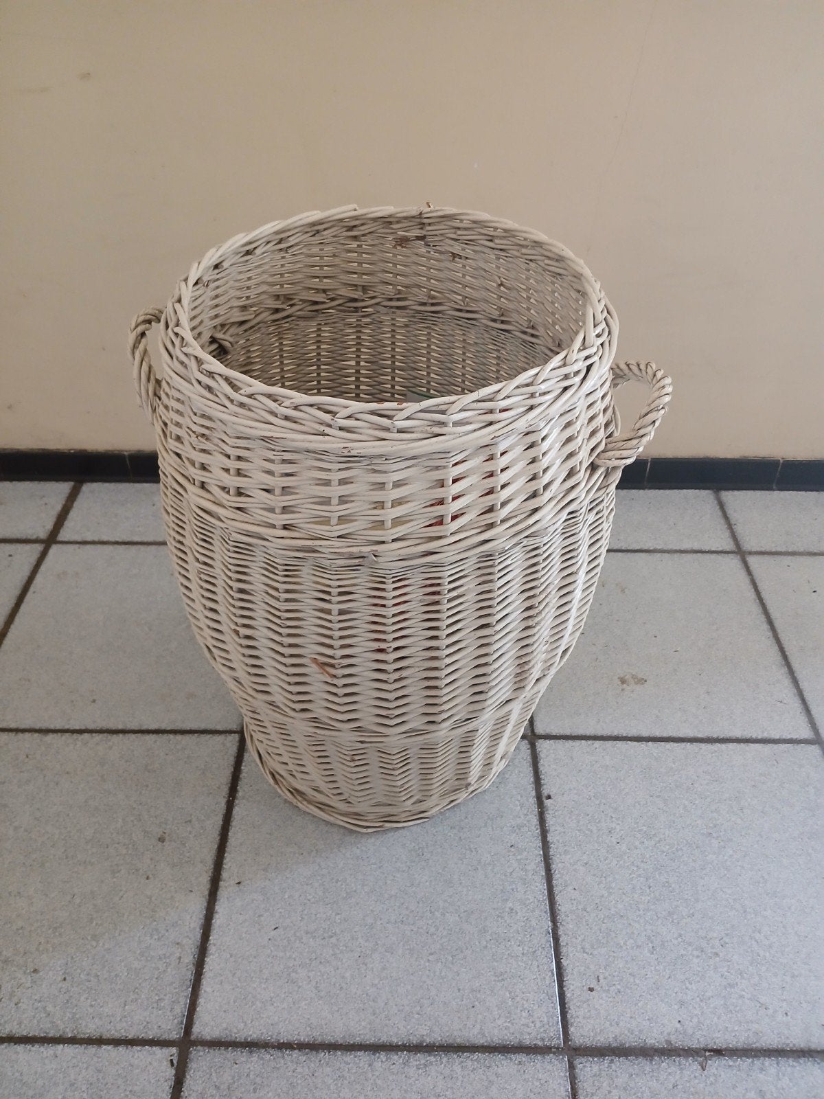 Houten rieten mand, Huis en Inrichting, Ophalen