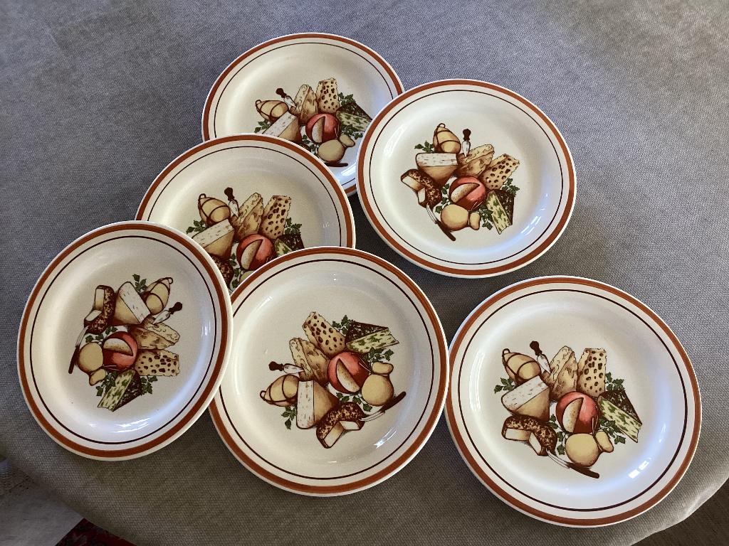 6 Kaasborden, nieuw. 12€., Huis en Inrichting, Keuken | Servies, Ophalen, Nieuw, Bord(en), Overige stijlen