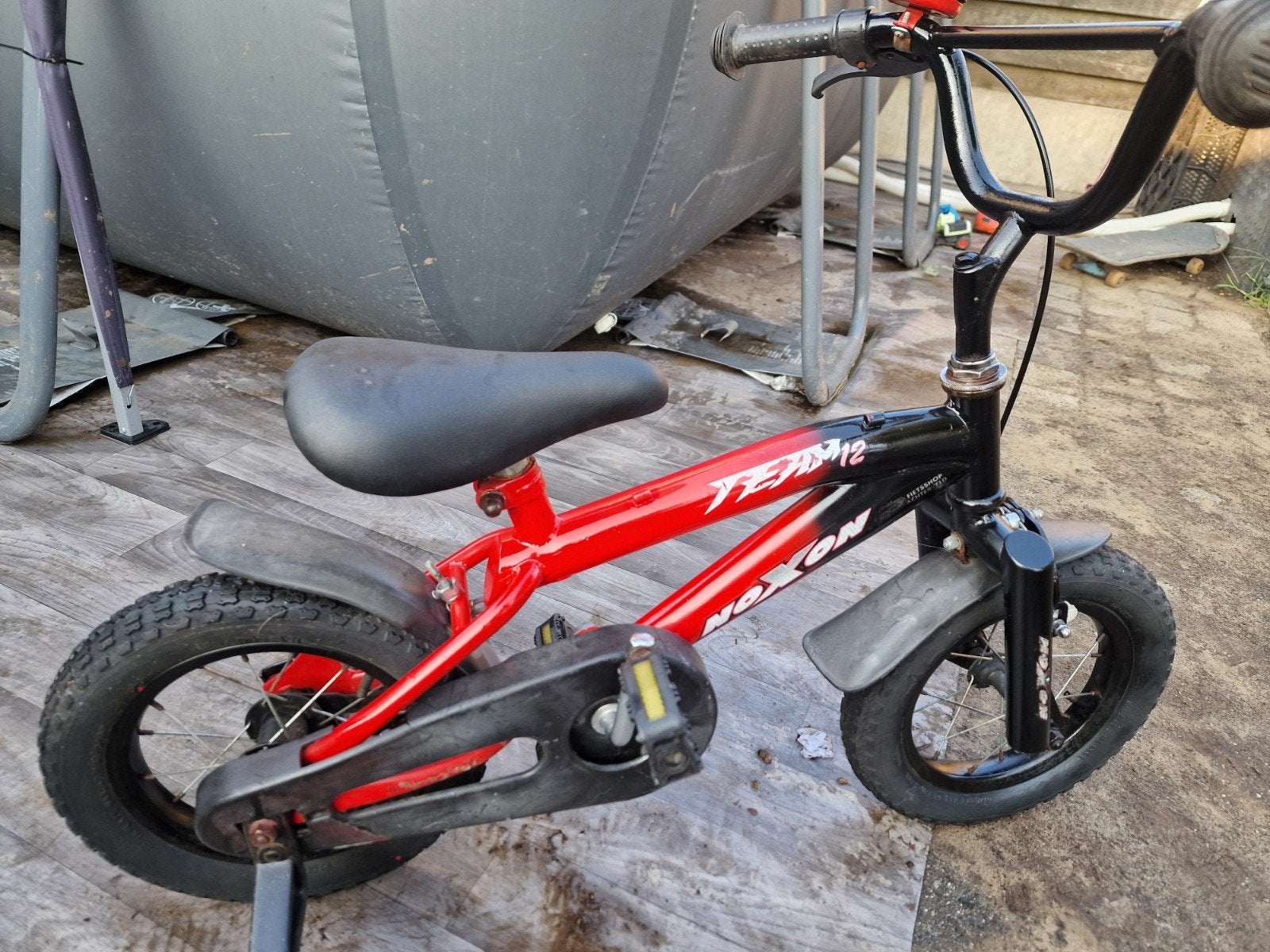 jongensfiets noxon 12,5", Ophalen, Terugtraprem