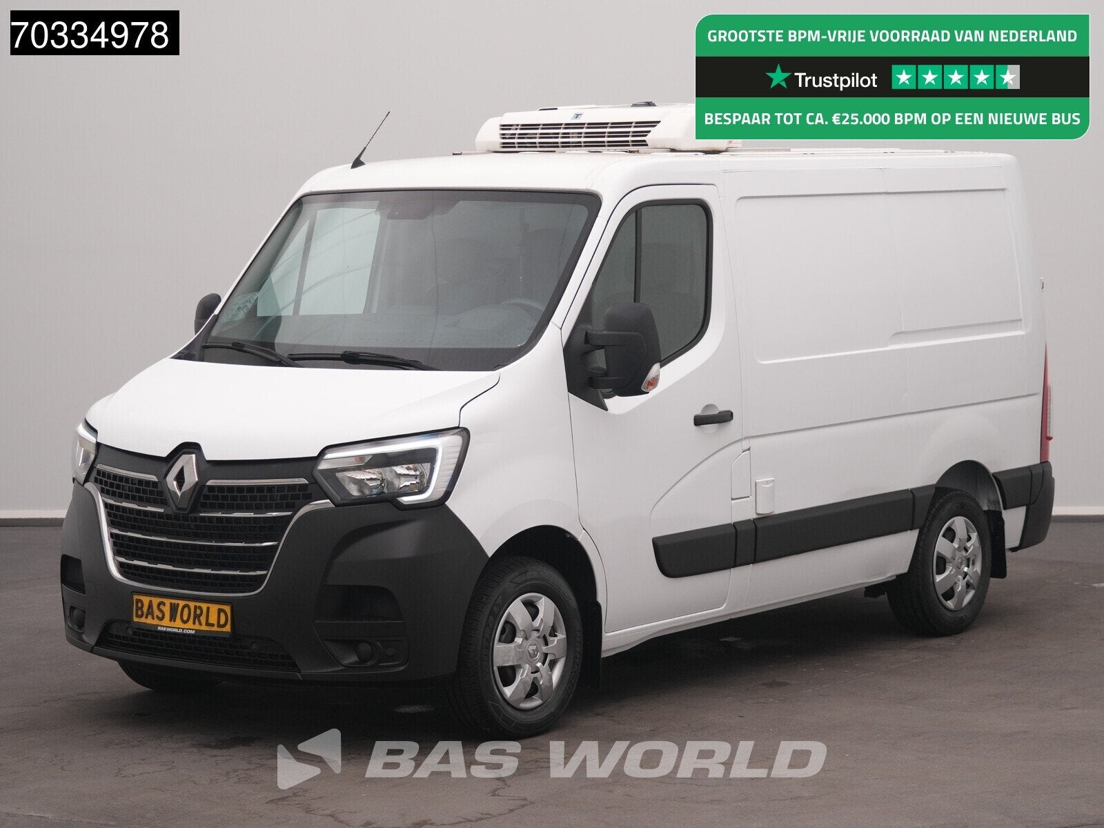 Renault Master 135PK 500KG Laadklep Koelwagen Thermo King V-, 100 kW, Stof, Gebruikt, Euro 6