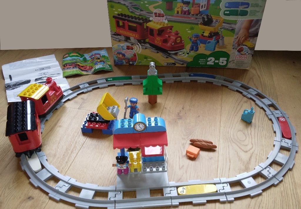 Steam Train - Duplo #10874 (2018), Kinderen en Baby's, Ophalen, Gebruikt, Inclusief instructies, Duplo