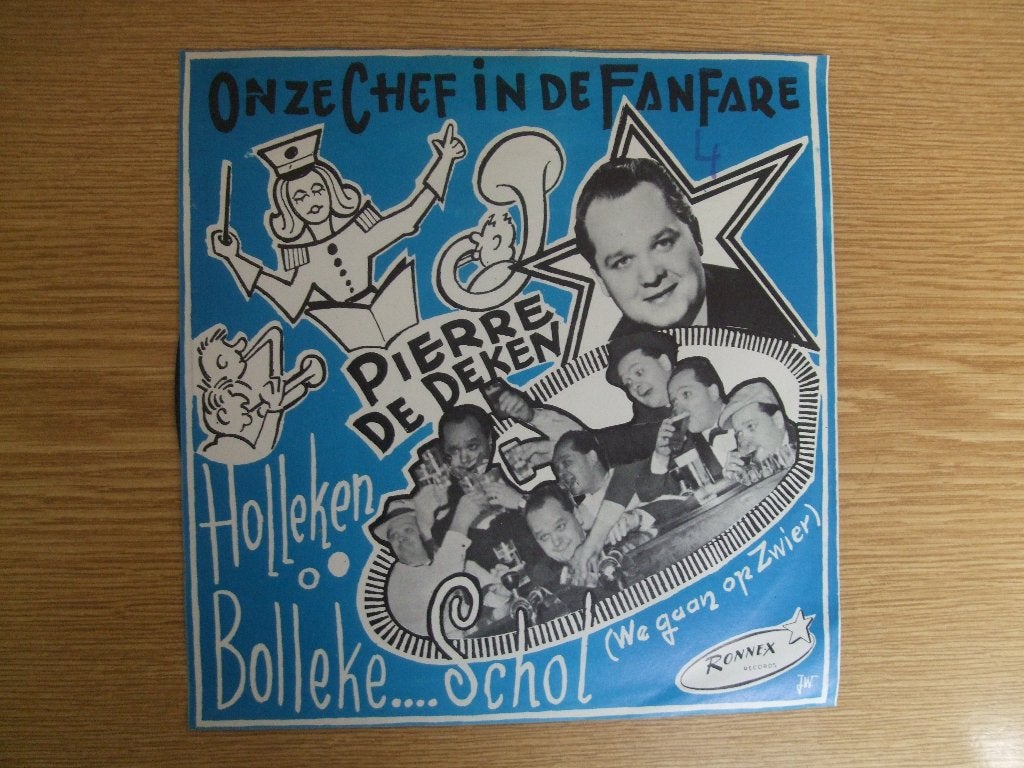 PIERRE DE DEKEN   HOLLEKEN BOLLEKE...SCHOL / ONZE CHEF IN DE, En néerlandais, Enlèvement ou Envoi, 7 inch, Comme neuf