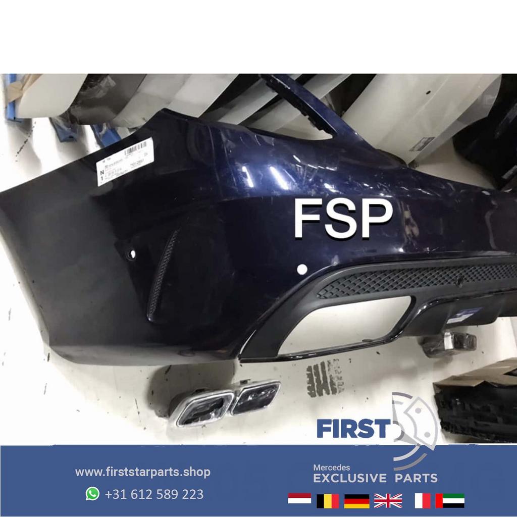 W205 C63 AMG ACHTERBUMPER Mercedes C Klasse 2014-2019 ORIGIN, Arrière, -, Utilisé, -