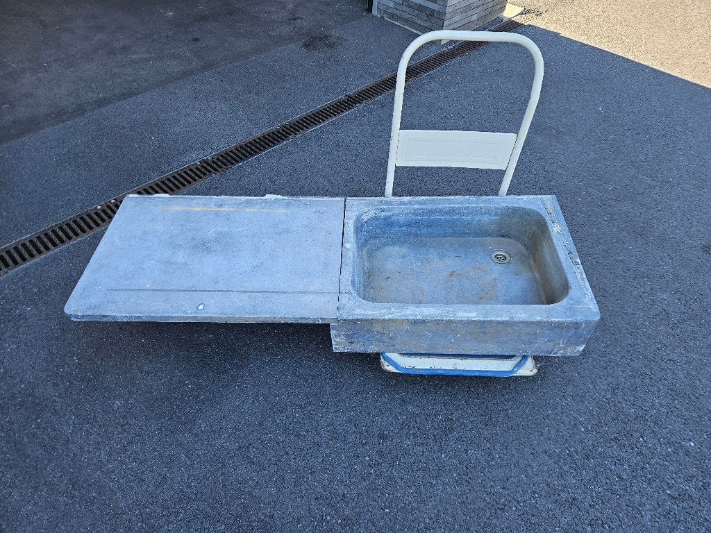 Blauwstenen spoelbak, Doe-het-zelf en Bouw, Ophalen, Gebruikt