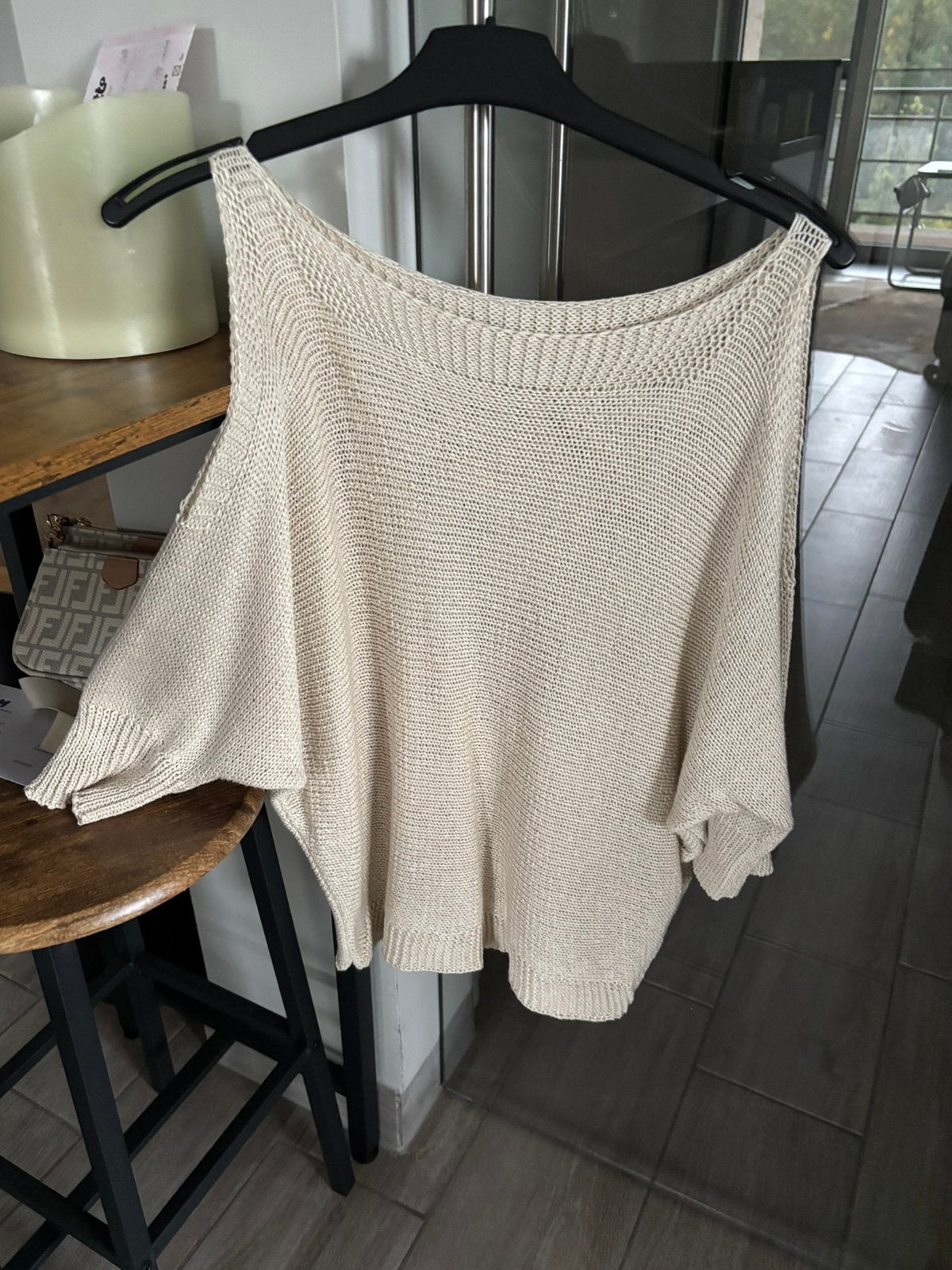 Pull met blote schouders, Kleding | Dames, Ophalen, Zo goed als nieuw, Maat 38/40 (M)