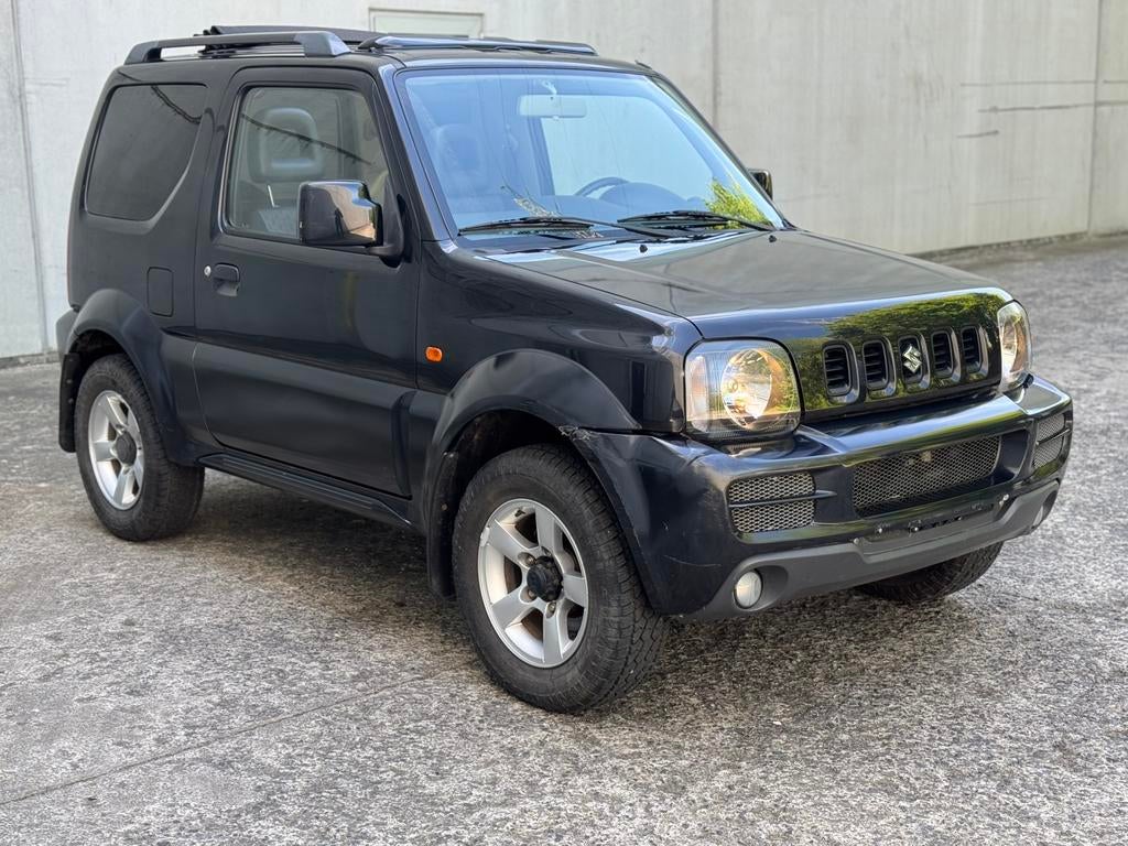 SUZUKI JYMNY / 60.000KM! / 4x4! / AIRCO! / CABRIO! /GEKEURD!, Auto's, Stof, Zwart, Handgeschakeld, Vierwielaandrijving