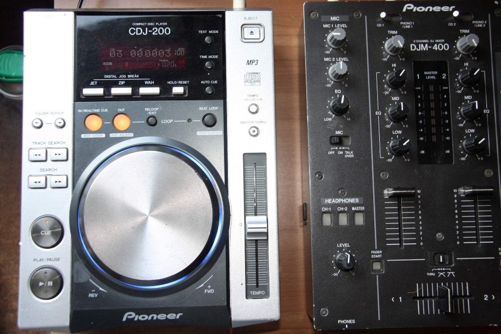 Pioneer CDJ-200 en DJM-400 set, Muziek en Instrumenten, Dj-sets en Draaitafels, Ophalen, Gebruikt, Dj-set, Pioneer