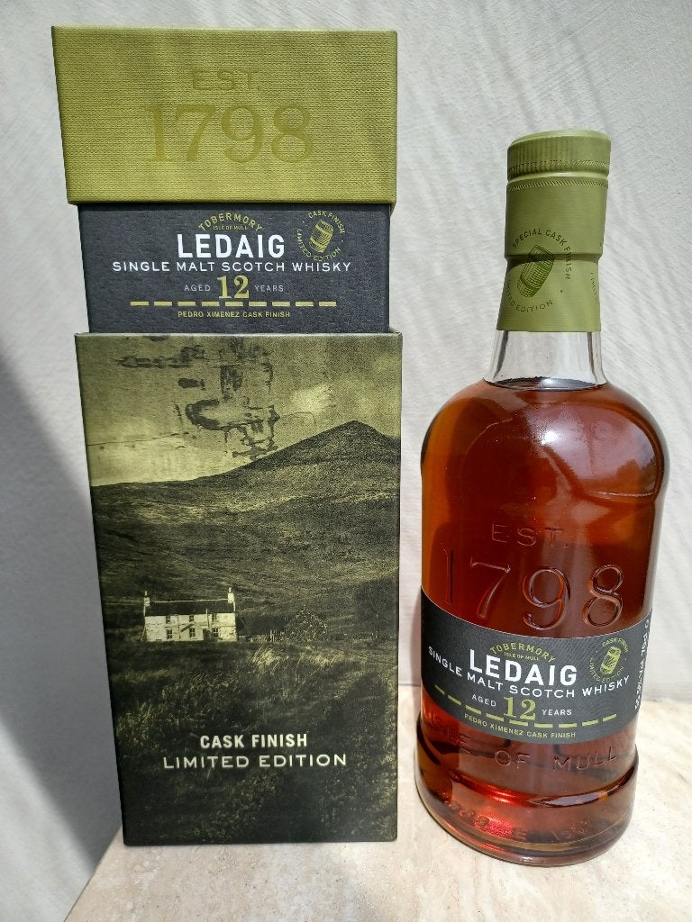 Whisky Ledaig 12y PX finish, Ophalen of Verzenden