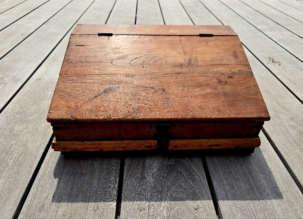 Houten kist / lessenaar, Ophalen, Gebruikt, Overige houtsoorten