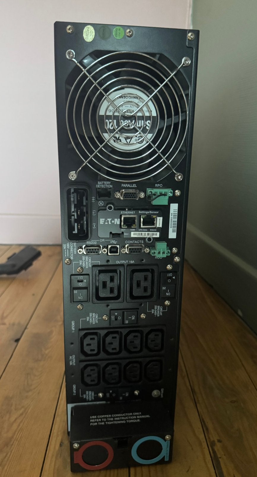 UPS - Eaton 9Px5Ki + 2 batterijen 9PXEBM180 — 5000 VA, Ophalen, Gebruikt