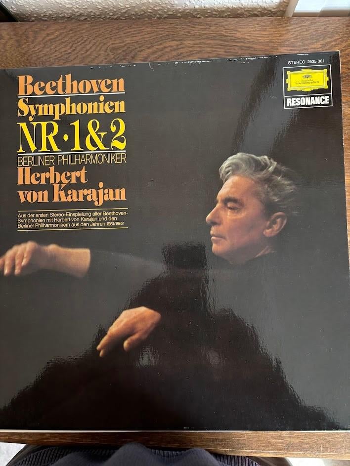 9 symfonieën van Beethoven, Cd's en Dvd's, Vinyl | Klassiek, Ophalen, Zo goed als nieuw, Romantiek, Inclusief binnenhoes