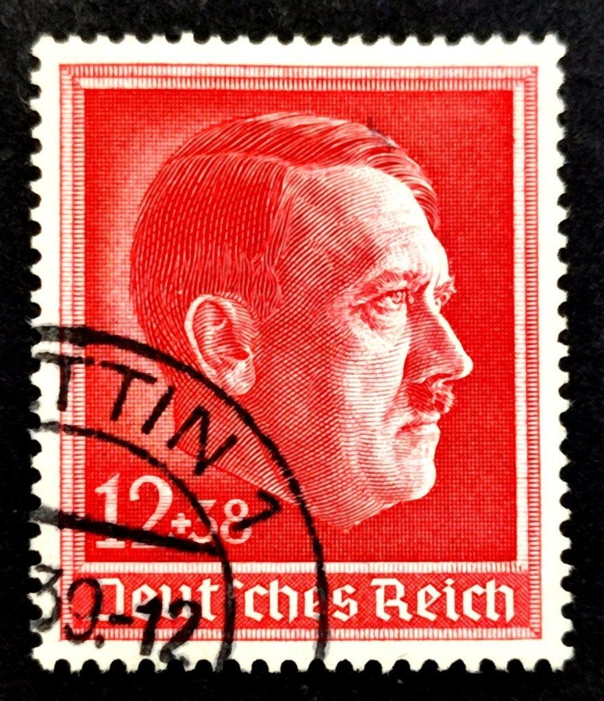 Deutsches Reich: 49ste geboortedag Adolf Hitler 1938, Postzegels en Munten, Ophalen of Verzenden, Overige periodes, Gestempeld