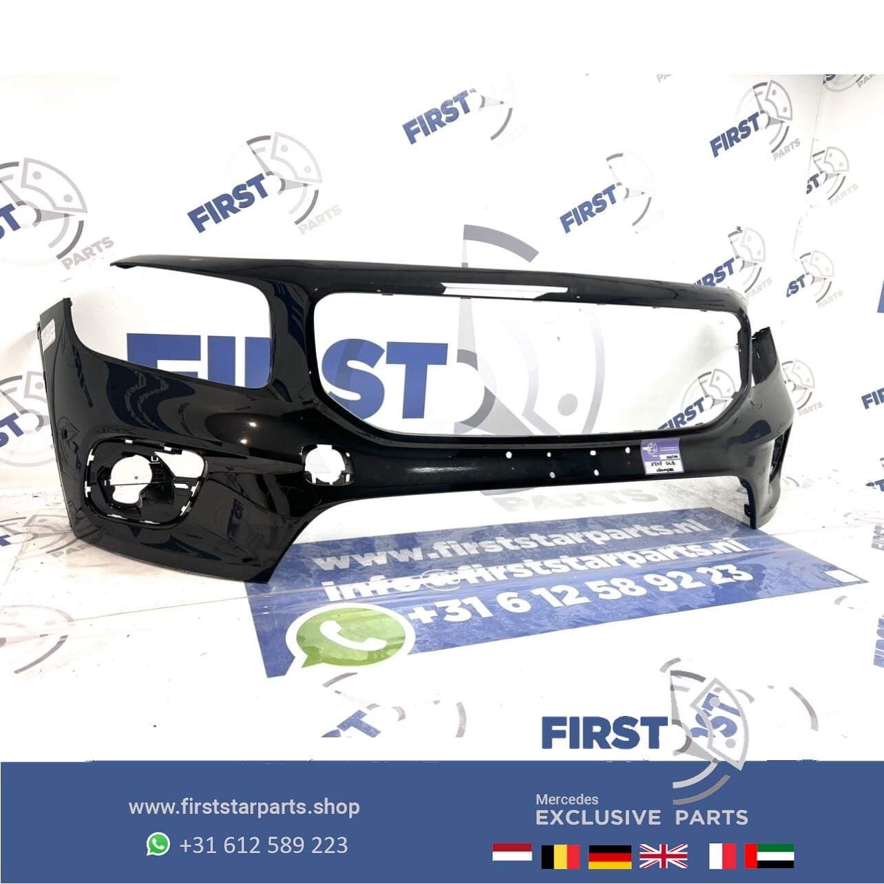 X247 GLB KLASSE VOORBUMPER ZWART A2478856506 2019-2024 X247, Utilisé, -, Avant, -