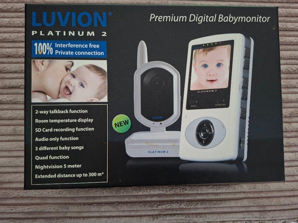 Luvion platinum 2 babymonitor, Kinderen en Baby's, Babyfoons, Ophalen of Verzenden, Gebruikt, 250 meter of meer, Camera