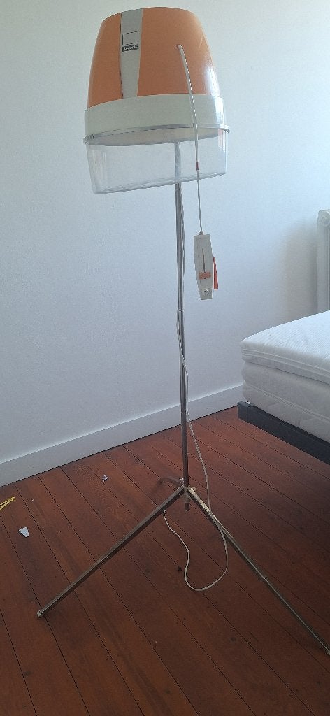 Upcycle staanlamp, Huis en Inrichting, Lampen | Vloerlampen, Ophalen, Kunststof, Gebruikt, 150 tot 200 cm
