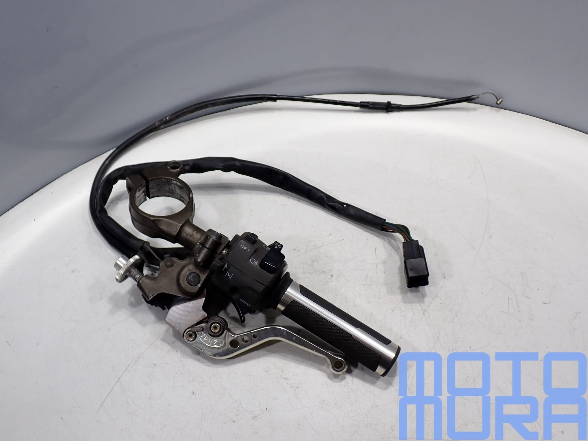 Kawasaki ZX6R 636 2003 - 2004 clipon links ZX-6R stuurhelft, -, Utilisé, -, -