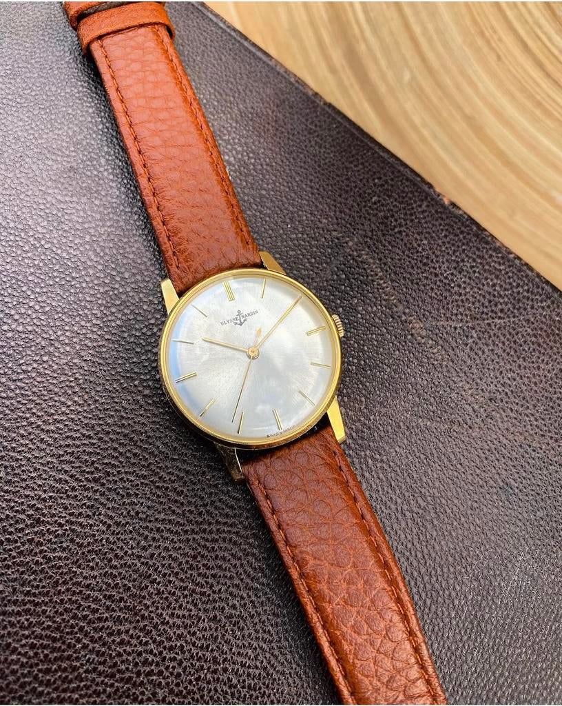 Ulysse Nardin Vintage 18k Horloge, Overige merken, Met bandje, Polshorloge, 1930 tot 1960