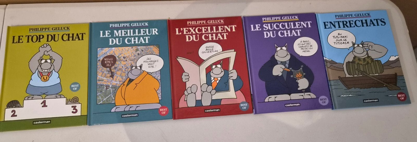 BD Philippe Geluck (le chat Best of), Enlèvement
