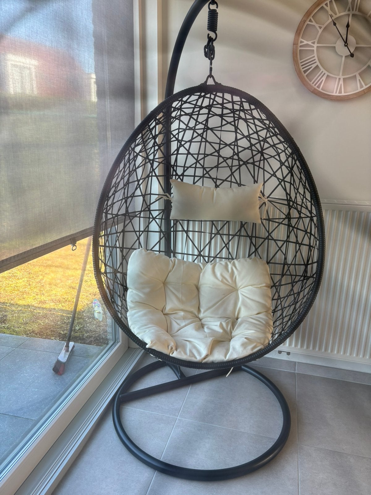 Hangstoel Weba voor binnen en buiten, Tuin en Terras, Ophalen, Gebruikt, Aluminium, Verstelbaar