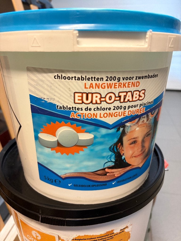 Chloortabletten 200g, Tuin en Terras, Ophalen, Gebruikt, Overige typen