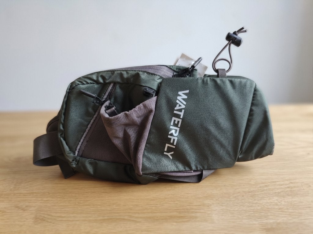 WATERFLY sling crossbody tas groen, Ophalen of Verzenden, Zo goed als nieuw, Groen, Overige merken