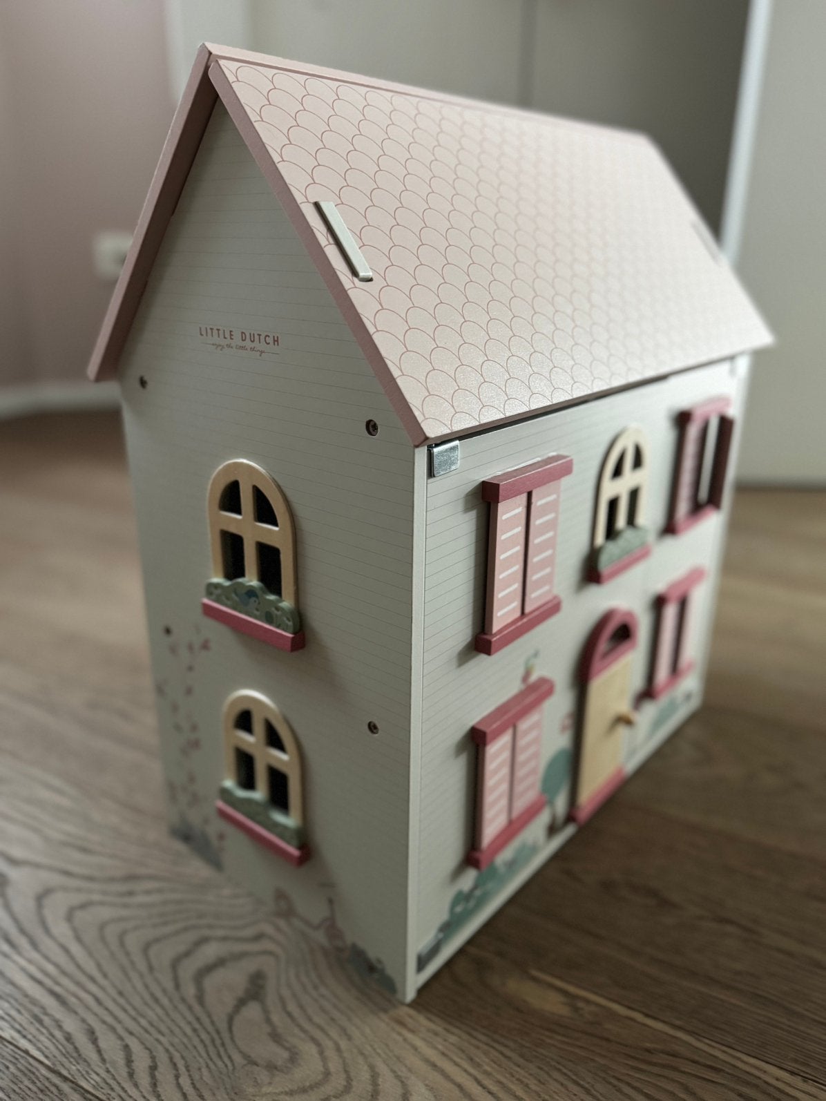 Little dutch Houten Poppenhuis 48,8cm, Kinderen en Baby's, Ophalen, Zo goed als nieuw, Poppenhuis
