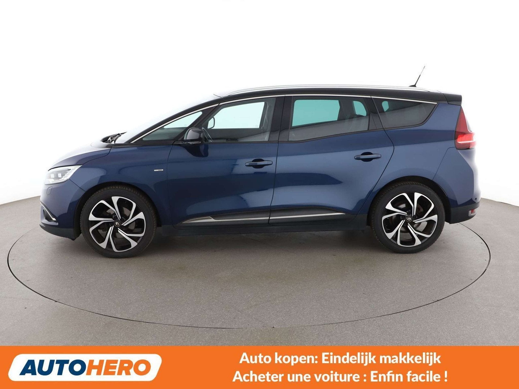 Renault Grand Scénic 1.3 TCe BOSE-Edition (bj 2019), Auto's, Gebruikt, Blauw, 5 deurs, 1567 kg