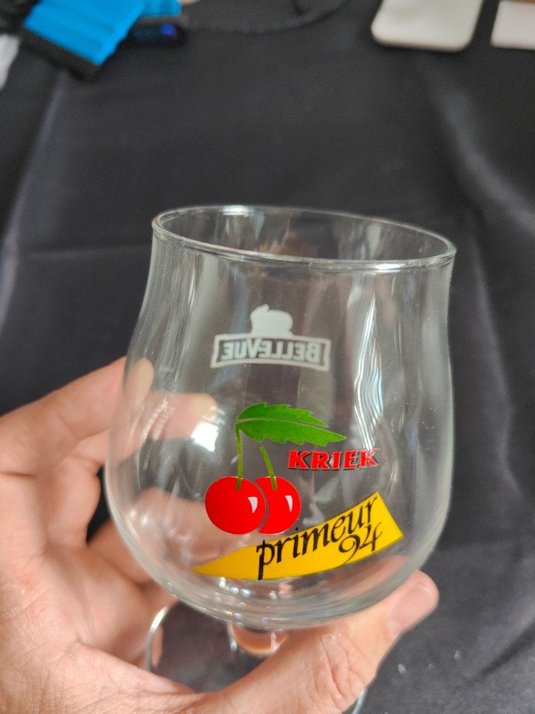 Kriek Primeur 94 glas, Enlèvement ou Envoi, Comme neuf, Verre à bière
